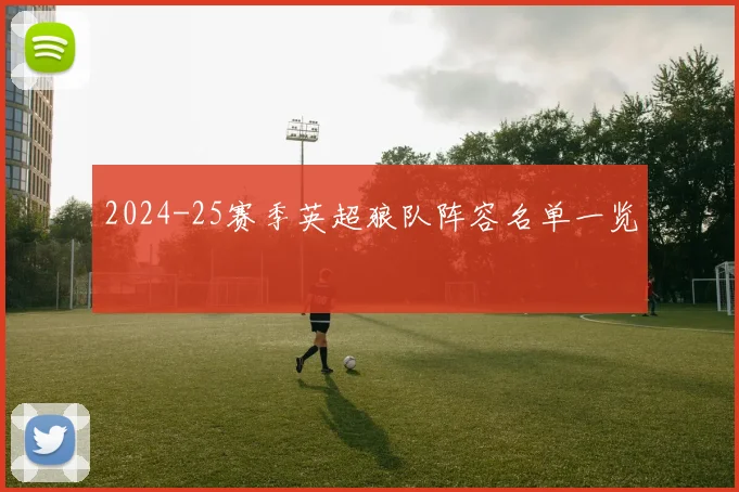 2024-25赛季英超狼队阵容名单一览